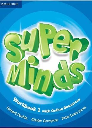 Робочий зошит super minds 1 workbook with online resources