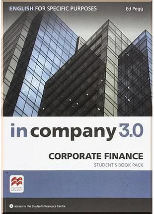 Учебник in company 3.0 esp corporate finance student's book pack