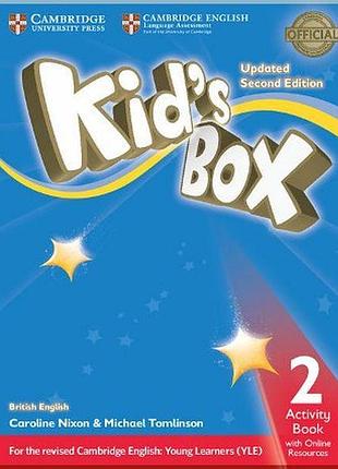 Рабочая тетрадь kid's box updated second edition 2 activity book with online resources