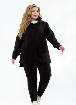 Костюм спортивний зимовий sf-no228 чорний, 50-52