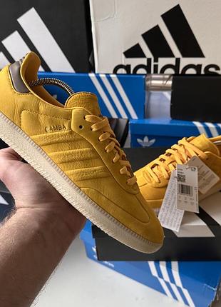Adidas samba og yellow нові шкіра в розмірах 42,44,44.5,45 в коробках з бірками оригінал
