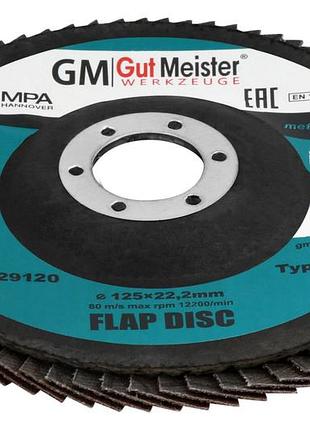 Диск шліфувальний по металу ø125*6.0*22mm p120 (конусний) fd29120