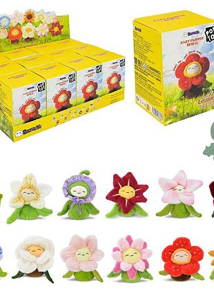 M'яка іграшка-сюрприз pop toy арт. sh2511 (72шт) запашніі квіточки 12 видів+1 секрет 12шт дисплей бокс 36х24х14 см