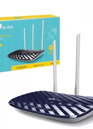 Маршрутизатор tp-link archer c20 бездротовий дводіапазонний ac750 wireless dual band router 4x10/100mlan 1x10/100wan