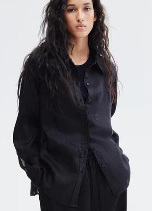 Літня сорочка з льону h&m.