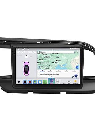 Штатная магнитола lesko для hyundai elantra vi (ad) рестайлинг ver 2 2018-2020 экран 9" 4/64 qled carplay 4g wi-fi gps 360 prime