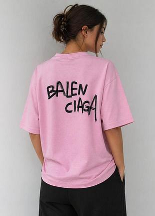 Женская oversize футболка balenciaga, футболка балансиага размер м, l