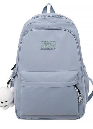 Рюкзак підлітковий 633227 з брелоком 20-35l blue