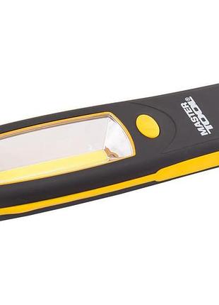 Фонарь магнитный mastertool 1led x 3 вт (1cob) (94-0807)