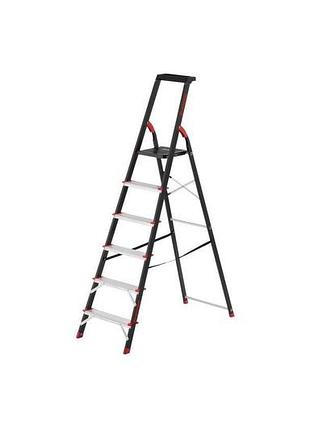 Драбина intertool 6 ступенів x 1280 мм (lt-0056)