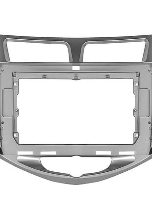 Переходная рамка hyundai solaris accent 2010-2017 dodge attitude 2011-2014 (3021) 10.1"