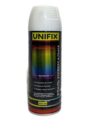 Эмаль универсальная unifix 400мл ral 9003 белая (951040)
