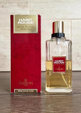 Guerlain habit rouge винтаж