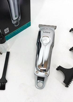 Машинка для стрижки волосся з професійними ножами vgr v-071, перезаряджається набір для стрижки волосся xo-59