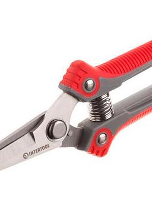 Секатор садовый intertool 220 x 0мм виноградный (ft-1015)