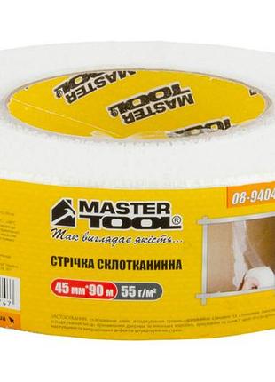 Стрічка стеклотканевая mastertool 45 мм х 90 м (08-9404)