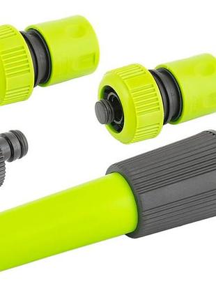 Набор для полива mastertool 1 насадка x 1 адаптер x 2 коннектора (4 шт.) (92-9339)