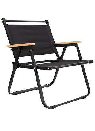Крісло туристичне s3344 складане для саду туризму риболовлі black