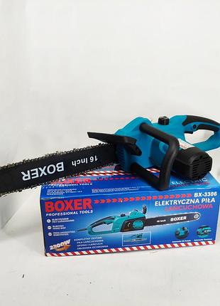Пила цепная сетевая 2200вт 40см boxer bx-3306 электропила rt-40