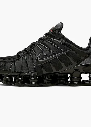 Кроссовки унисекс nike shox black