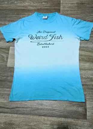 Чоловіча легка футболка weird fish, розмір м, 100% бавовна
