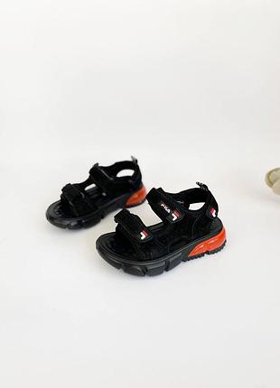 Босоножки 89, р.28,30,34,35,36,37, натуральная замша, черный
