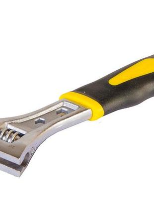 Ключ розвідний mastertool 250 мм (0-38 мм) переставна губка (76-0423)
