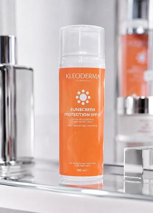 Kleoderma sunscreen protection spf 50+ — професійний сонцезахисний крем для обличчя та тіла