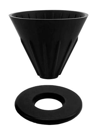 Пуровер ecocoffeetools gv40 для заваривания кофе black