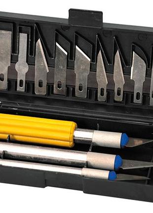 Набор скальпелей mastertool 13 ед. (17-1013)
