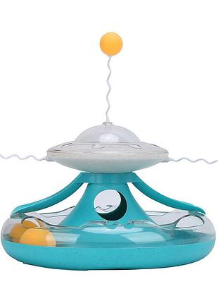 Игрушка для кошек dt312 игровой комплекс с шариками mint green
