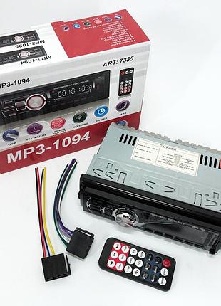 Автомагнітоли з роз'ємом usb mp3 1094, мультимедійні системи для авто, магнітоли з usb для дому qo-46