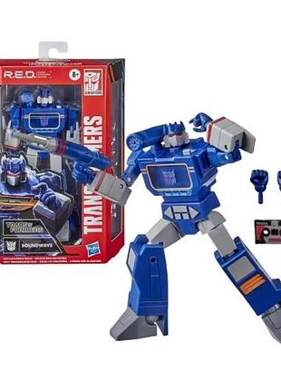 Трансформер саундвейв hasbro transformers r.e.d. generations soundwave 15,5 см (перше покоління)