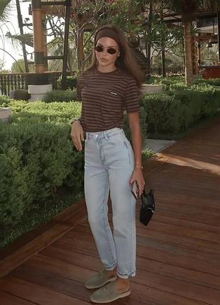 Блакитні джинси zara mom