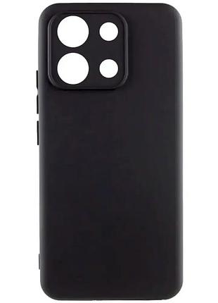 Чехол силиконовый для xiaomi redmi note 14 4g черный защита от ударов и царапин