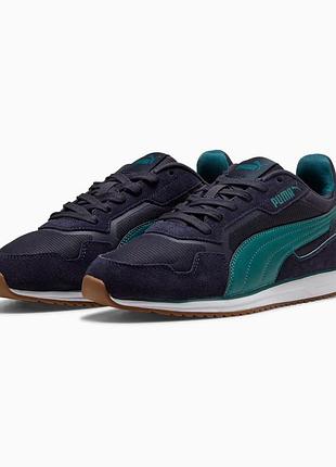 Кросівки puma з оф сайту маломірять сині з зеленим softride st miler
