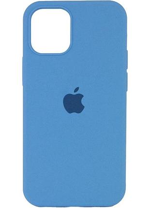 Силіконовий чохол full case для iphone 13 блакитний захист від ударів і подряпин