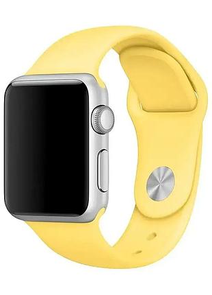 Ремешок sport band силиконовый для apple watch 38 40 41 мм легкий для тренировок цвет