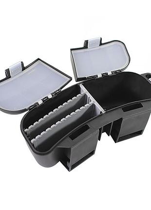Коробка для снастей на пояс leo 5010 24*8*10 см black