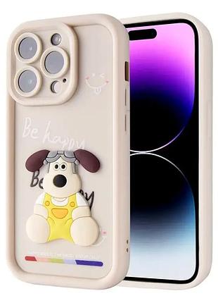 Чехол силиконовый для iphone 12 pro с рисунком собаки защита от ударов и царапин для активных пользователей