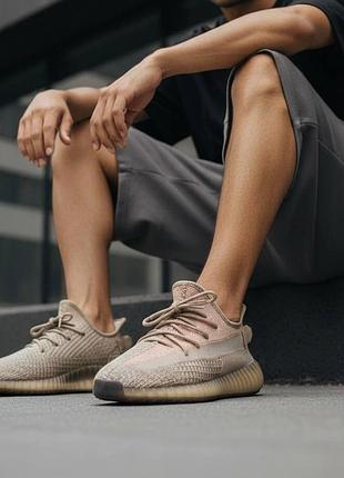 Чоловічі повсякденні кросівки adidas yeezy boost 350, чоловічі молодіжні стильні кросівки адідас ізі буст 43