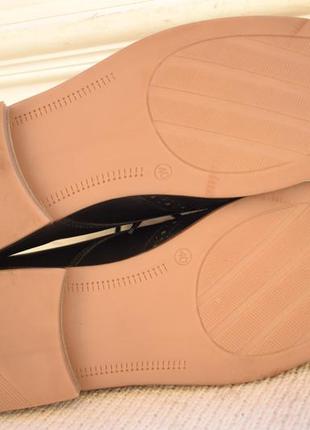 Кожаные туфли мокасины лоферы слипоны оксфорды friboo р.40 26,8 см4 фото