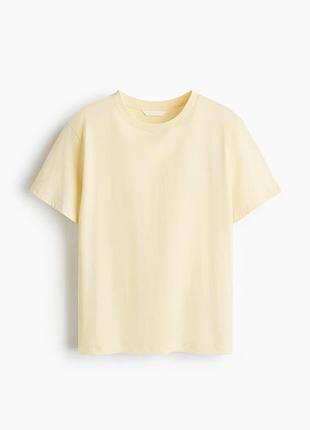 Базова футболка  h&m з м'якого бавовняного трикотажу 2