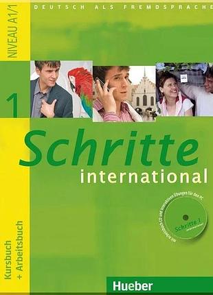 Учебник и рабочая тетрадь schritte international 1 kursbuch + arbeitsbuch mit audio-cd zum arbeitsbuch und