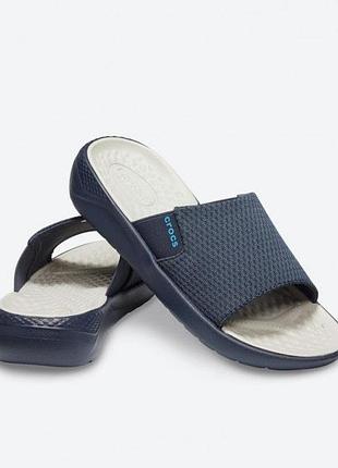Crocs шльопанці literide navy