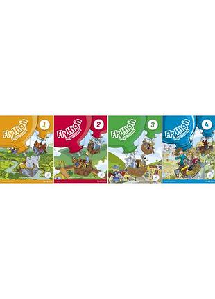 Чотирирівневий курс англійської мови для дітей 6-9 років fly high (student's book + workbook) level 1-4