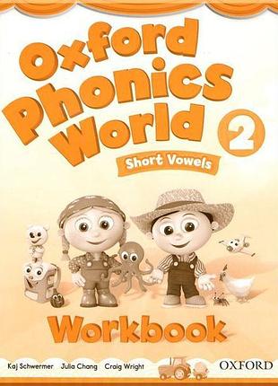 Рабочая тетрадь oxford phonics world 2 workbook