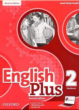 Рабочая тетрадь english plus second edition 2 workbook with practice kit edition for ukraine