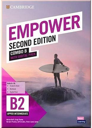 Підручник і робочий зошит cambridge empower second edition b2 upper-intermediate combo b with digital pack