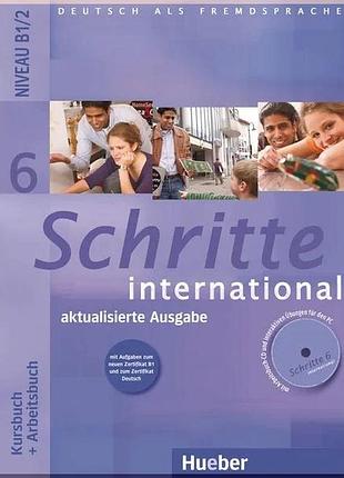 Учебник и рабочая тетрадь schritte international 6 kursbuch/arbeitsbuch mit audio-cd zum arbeitsbuch und